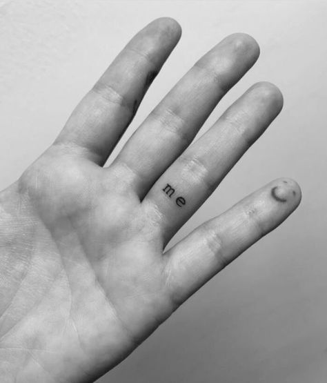 Love simple lines? These minimalist tattoo ideas include everything from airplanes and dinosaurs to aliens to inspire your next one. #tattoos #tattooideas #minimalism Demi Lovato Tattoos, Typographic Tattoo, Small Couple Tattoos, Tattoo Spots, Tattoos Infinity, Finger Tattoo For Women, Ring Finger Tattoos, Inspiration Tattoos, Small Meaningful Tattoos