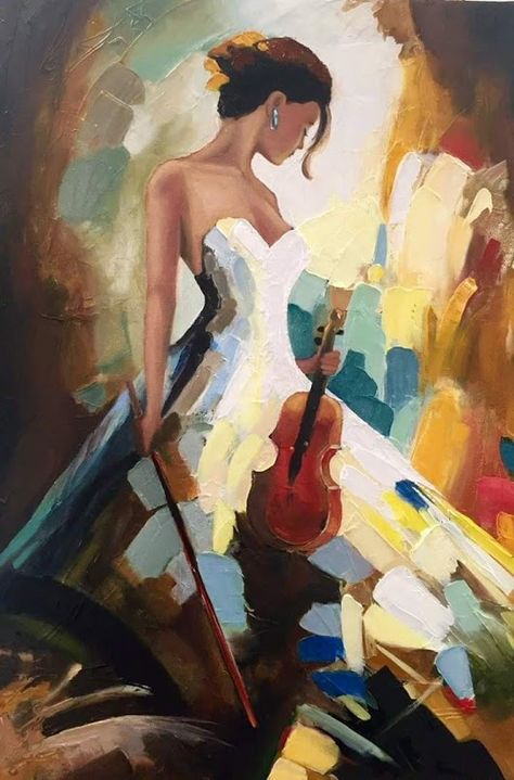 Anatole Metlan Soyut Sanat Tabloları, Painting People, Simple Acrylic Paintings, Oil Painting Flowers, Beginner Painting, Abstract Oil, Oil Painting Abstract, Canvas Art Painting, Figurative Art