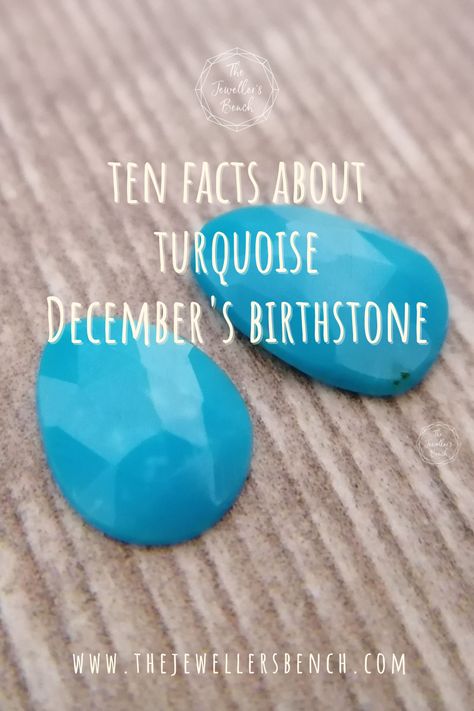 Turquoise is a relatively soft stone with a Mohs rating of between 5 and 6. For more amazing turquoise facts, visit https://www.thejewellersbench.com/blog/ten-facts-about-turquoise-december-s-birthstone Luxury Turquoise Jewelry For May Birthstone, Turquoise Stone Meaning, Turquoise Meaning Stones, Formal Turquoise Birthstone Jewelry, Turquoise Topaz Birthstone Jewelry, Turquoise Birthstone, Jewelry Facts, Higher State Of Consciousness, Jewellers Bench