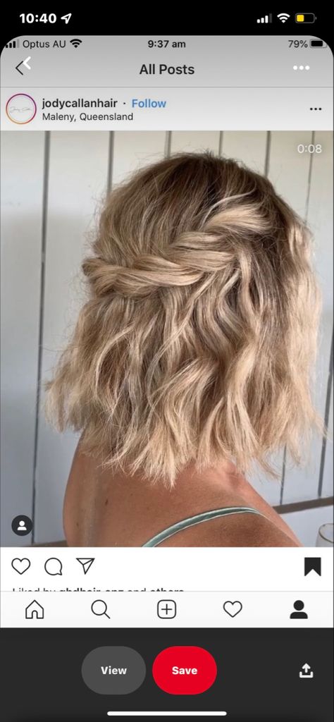 Short Hair Braid Wedding, Easy Short Prom Hairstyles, Homecoming Hairstyles Shoulder Length Hair, Prom Hairstyles Down Short Hair, Short Hair Wedding Styles Lob, Hairstyle For Homecoming Short Hair, Hair For Homecoming Short, Hairstyles For Short Hair For Wedding Guests, Home Coming Hairstyles For Short Hair