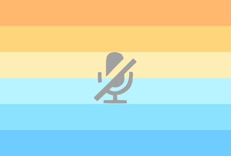 Selective Mutism Flag, Selective Mutism Symbol, Microlabel Flags, Mute Symbol, Xeno Genders, Selective Mutism, Gender Pronouns, Gender Flags, Lgbtq Flags