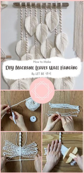 Macrame Leaves Wall Hanging DIY Free Ideas - Carolinamontoni.com Yarn Leaves Macrame, Diy Yarn Wall Hanging Leaves, Diy Yarn Feathers Wall Hangings, Leaf Yarn Wall Hanging, Macrame Feather Pattern Free, Macrame Wall Hanging Diy Pattern Free, Macrame Leaf Wall Hanging Pattern, How To Make Macrame Leafs, How To Make Macrame Wall Hanging