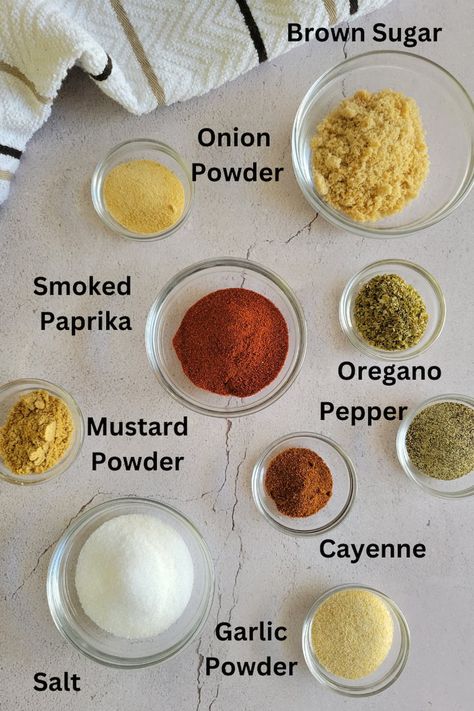 Simple Brisket Dry Rub - Hip Hip Gourmet Sweet Brisket Rub, Brisket Recipes Smoked Dry Rubs, Homemade Brisket Rub, Tri Tip Dry Rub Recipes, Dry Rub For Steak Grilling, Brisket Rub Recipe Smokers, Texas Brisket Rub Recipes, Brisket Seasoning Dry Rubs, Beef Brisket Rub Recipes