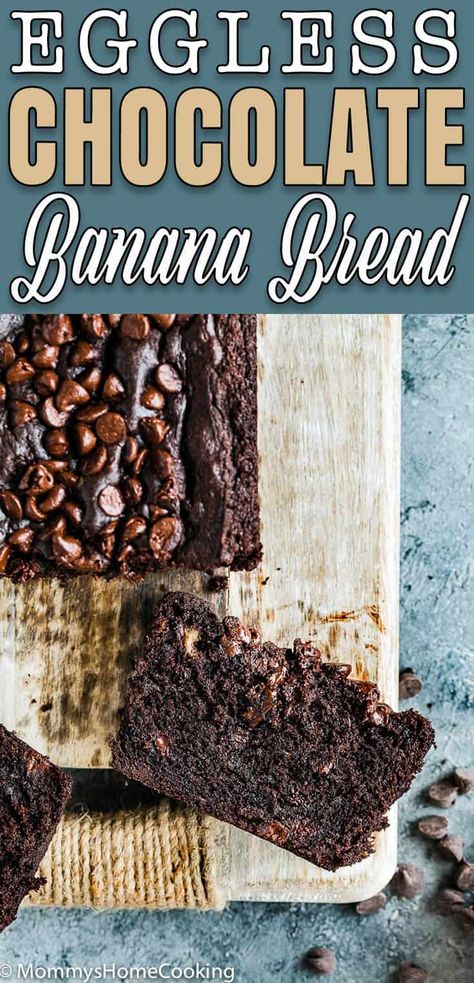 Best Easy Banana Bread, Banana Bread Without Eggs, Bread Without Eggs, Banana Bread No Eggs, Bread Recipe Without Eggs, Egg And Bread Recipes, Banana Bread Easy, Recipe Cheesecake, The Best Banana Bread