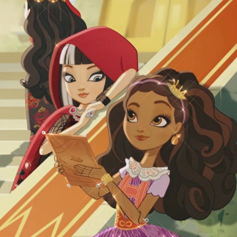 Cerise Hood And Daring Charming, Cerise Hood X Cedar Wood, Cerise Hood Aesthetic, Cerise Hood Icon, Cedar Wood Ever After High, Angella She Ra, Ever After High Cerise Hood, Ever After High Rebels, Cerise Hood