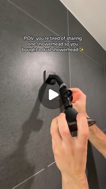 Muna on Instagram: "Renter friendly double showerhead ✨🤌🏻 linked in my bio 🥰

#tandemshower #boona #tandemshowerhead #shower #couple #married #doubleshowerhead #showertogether #renterfriendly #renterfriendlyupgrades #diy #apartment #apartmentupgrade" Shower Transition, Shower Couple, Double Shower Heads, Shower Together, Dual Shower Heads, Renter Friendly, Home Hacks, Shower Heads, Shopping Cart