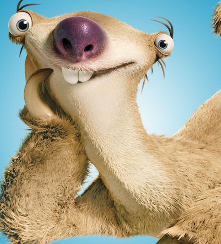 Char headshot sid Ice Age Sloth, Ice Age Funny, Ice Age Sid, Sloth Drawing, Ice Age Movies, Sid The Sloth, Desenho Tattoo, Pinturas Disney, Ice Age