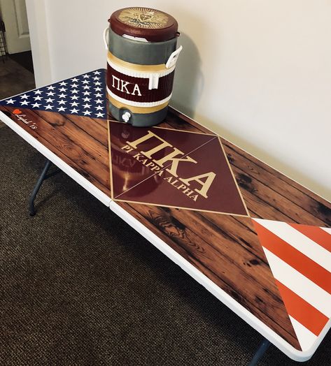 Pi Kappa Phi, Pi Kappa Alpha, Fraternity Shirts, Building Ideas, Dream Girl, Paddles, Fraternity, Coolers, Pallet Coffee Table