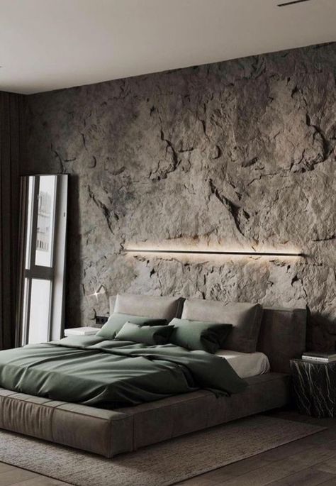 Luxury Bedroom Master, Beach Hacks, Bedroom Decor Design, Kids Beach, Stone Walls, Home Room Design, Luxurious Bedrooms, Modern Interior Design, Bed Room