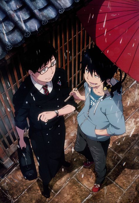 Ao Exorcist, Yukio Okumura, Blue Exorcist Rin, Blue Exorcist Anime, Exorcist Anime, Rin Okumura, Ao No Exorcist, Blue Exorcist, Noragami