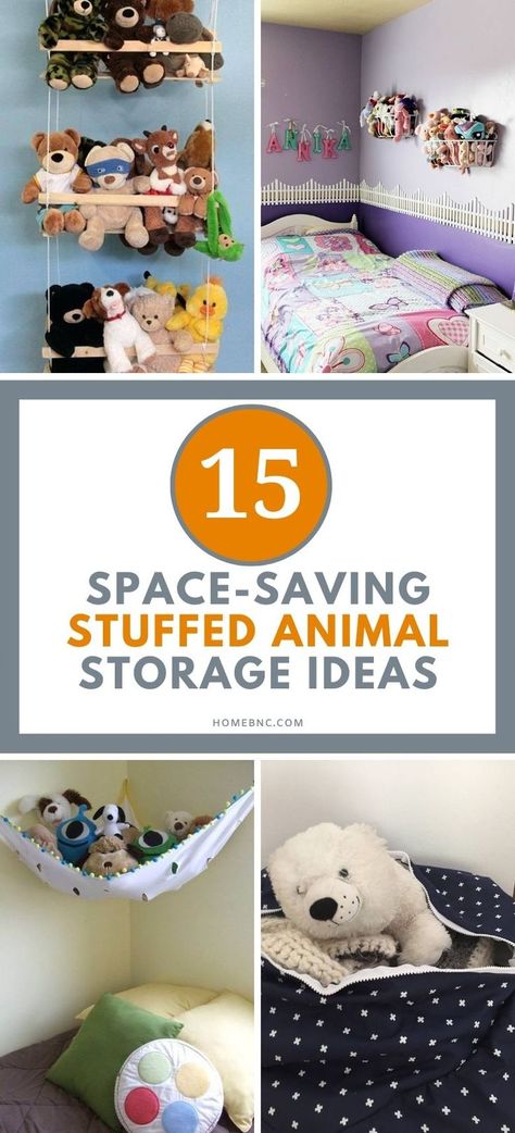 Stuffed toys are both toys and decorative items. They’re cute, fluffy, lovely to look at, but they take too much space. Think about the time how it all started. Your kid wanted that stuffed unicorn at the carnival, then a stuffed giraffe at the zoo, and probably a teddy bear your tot noticed at the mall. Stuff Animal Storage Ideas Diy, Organize Stuffed Animals, Animal Storage Ideas, Stuffed Animal Storage Ideas, Teddy Storage, Stuffed Giraffe, Stuffed Unicorn, Unicorn Toys, Teddy Bear Stuffed Animal