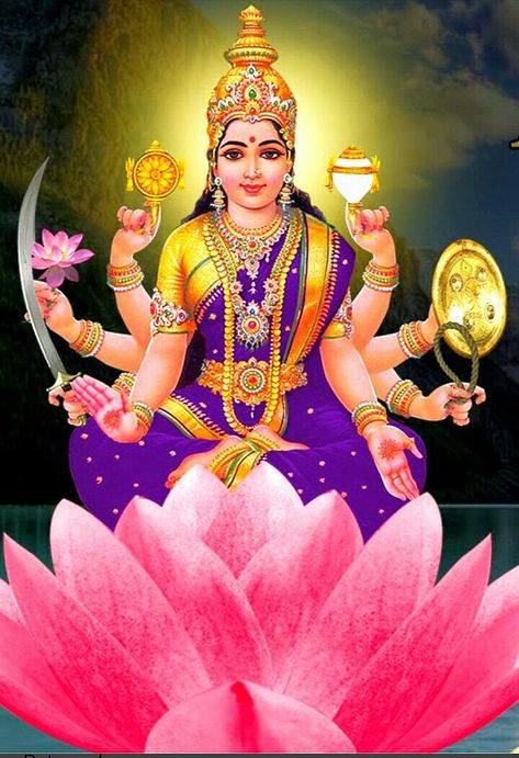 Goddess Ashtalakshmi - Eight form of Goddess Lakshmi and their Goodness at Once! Vijaya Lakshmi Goddess, Astalakshmi Images, Vijaya Lakshmi, Ashta Lakshmi, Lakshmi Maa, Lakshmi Mata, The Goddess Of Victory, Lakshmi Goddess, Hindu Goddesses