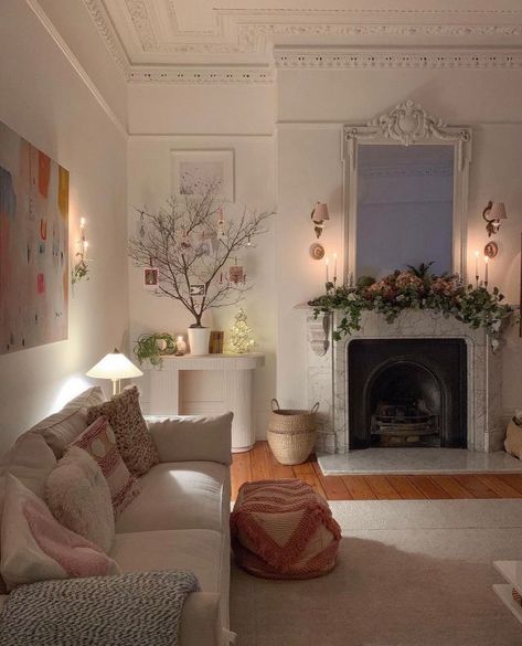 Home Truths: Interior Designer Penny Morrison • The Home Page Electric Fireplace Diy, Living Room With Electric Fireplace, Fireplace Diy, Sitting Room Decor, Period Living, Lounge Ideas, Living Room Decor Fireplace, Whimsical Home, Classic Living Room