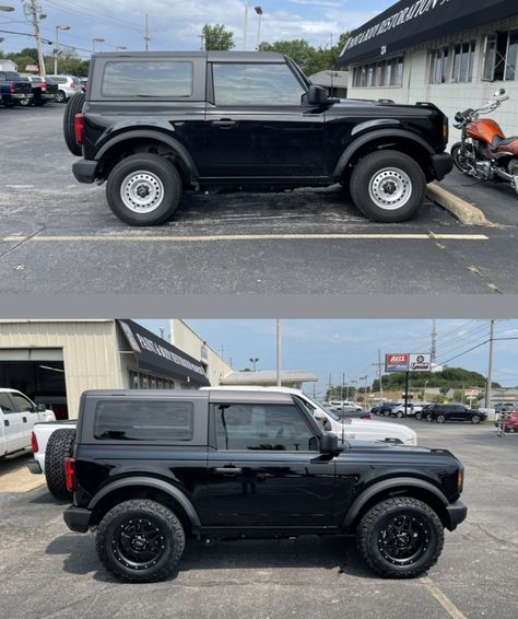 Mommy got new shoes! 2022 Ford Bronco 2-Door full size (not a Sport! LOL) looking good. Talk about a totally different look. Wow. I love it. Amazing what wheels and tires can do. We love all things Bronco! Unique Customs & Restorations Tulsa Brand New Muscle Car www.bronco-restoration.com New Shoes 2022, 2 Door Bronco, Ford Bronco 2 Door, Bronco 2 Door, 2022 Ford Bronco, Ford Bronco 2, Bronco 2, Shoes 2022, Amazing Artists