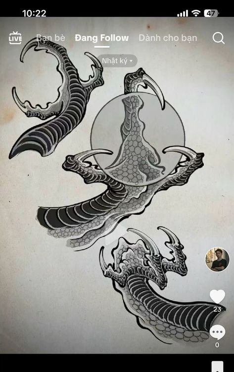 Traditional Tattoo Tutorial, Claw Tattoo, Japanese Dragon Tattoos, Dragon Tattoos, Asian Dragon, Japanese Drawings, Dragon Claw, Japanese Folklore, Traditional Tattoo Art