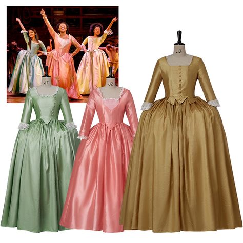 Smarter Shopping, Better Living! Aliexpress.com Hamilton Peggy, Hamilton Angelica, Hamilton Costume, The Schuyler Sisters, Sister Costumes, Schuyler Sisters, Hen Party, Rococo, Ball Gown