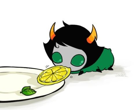 Kanaya trying out lemons part 1 Homestuck Grubs, Homestuck Fanart, Homestuck Comic, Green Characters, House Arrest, Home Stuck, Homestuck, Cartoon Character, Puns