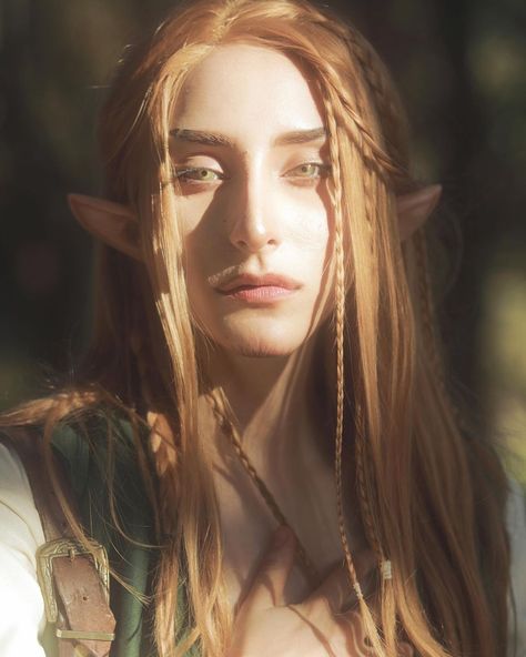 Elf Oc, Elf Archer, Fantasy Elf, Elf Cosplay, Elves And Fairies, Light Study, An Elf, Original Character, Interesting Faces