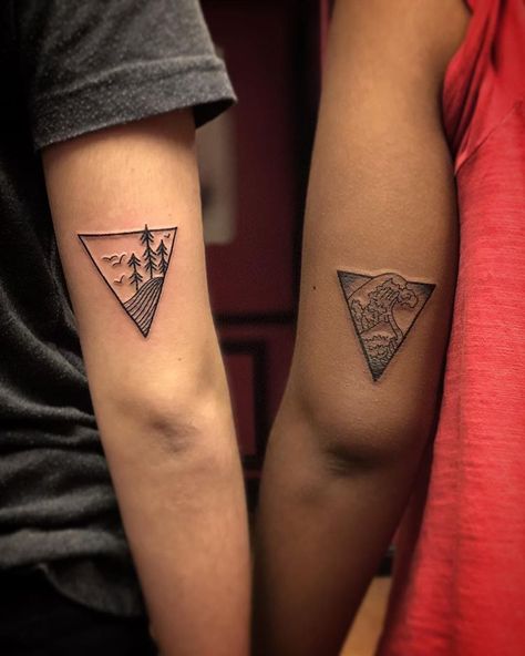 Best buds tattoos. *not my design* Thanks @caylajacober!! #bestfriendtattoos #bestfriends #friendtattoos #friends #friendshiptattoo #tattoo�… Best Buds Tattoo, Hell Or High Water Tattoo, Hell Or High Water, Vogel Tattoo, Back Of Arm Tattoo, Tattoo Placements, Matching Best Friend Tattoos, Water Tattoo, Clever Tattoos