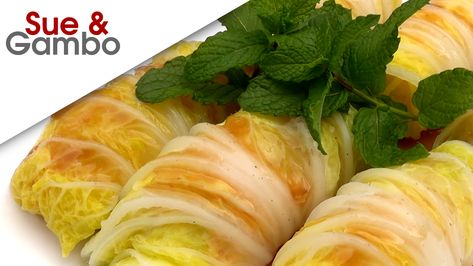 Learn How to Make Chinese Shrimp Cabbage Rolls steamed Written Recipe for shrimp cabbage rolls: https://sueandgambo.com/chinese-shrimp-cabbage-rolls-2/ #steamedshrimp #cabbagerolls #cabbagerollrecipes Shrimp Cabbage, Chinese Shrimp, Recipe For Shrimp, Cooking Chinese Food, Steamed Cabbage, Steamed Shrimp, Shrimp Rolls, Cabbage Rolls Recipe, Steamed Eggs