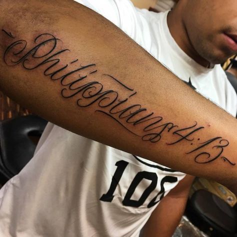 4 13 Tattoo, Philippians 4 13 Tattoo, Scripture Tattoos, 13 Tattoo, Bible Tattoos, Bible Verse Tattoos, Christian Sleeve Tattoo, Verse Tattoos, 7 Tattoo