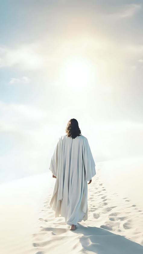 Juses Christ Wallpaper Hd, Lds Wallpaper, Jesus Christ Wallpaper, Jesus Christ Illustration, Jesus Background, Christian Painting, Jesus Walking, Christ Painting, Church Media Design