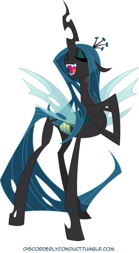 Mlp Queen Chrysalis, Tiny Horses, Queen Chrysalis, Mlp Characters, Funny Parrots, Wolf Spirit Animal, Mlp Fan Art, The Friendship, My Little Pony Drawing