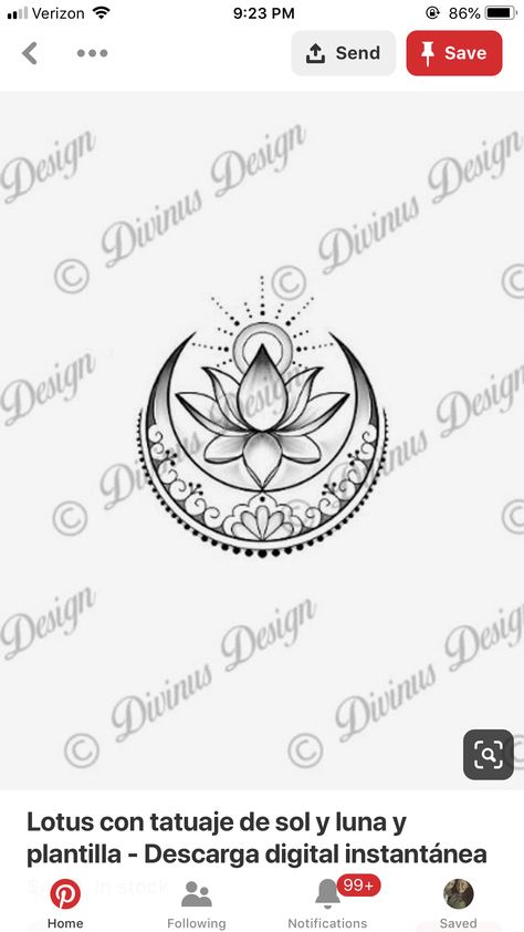 Tattoo Sonne, Flower Tattoo Drawings, Unalome Tattoo, Moon Tattoo Designs, Lotus Tattoo, Moon Tattoo, Compass Tattoo, Tattoo Drawings, Flower Tattoo