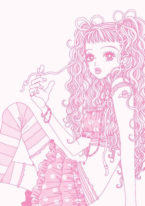 Miwako Icon, Paradise Kiss Miwako, Paradise Kiss, Studio Ghibli, Pink Hair, A Girl, Paradise, Kiss, Hair