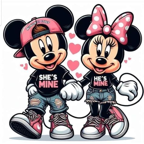 Mickey And Minnie Wallpapers, Disney Wallpaper Minnie Mouse, Mickey And Minnie Love Drawing, Mickey And Minnie Love Wallpapers, Minnie Mouse Pics, Cool Cartoon Drawings, Minnie Mouse Drawing, Mouse Cartoon, Mickey And Minnie Love