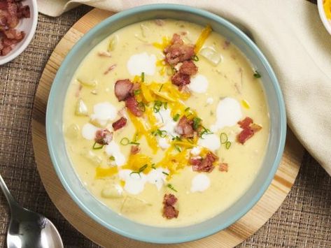 Coop Can Cook, Baked Potato Soup Recipe, Cheesy Potato Soup, Loaded Potato Soup, Bob Evans, Loaded Baked Potato Soup, Creamy Potato Soup, Baked Potato Soup, Loaded Potato