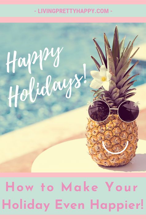 Happy Holidays: How to may your holiday even happier! Holiday well-being. Summer holidays. Feeling happy on holiday. Tips to help you enjoy your holiday to the fullest #vacations #holidaywellbeing #happytravels #summerholidays Happy Vacation Wishes Fun, Going On Holiday Quotes, Enjoy Your Holiday Quotes, Cake Robot, Happy Holidays Quotes, Happy Summer Holidays, Post Holiday Blues, Craft Activity For Kids, Bucket List Holidays