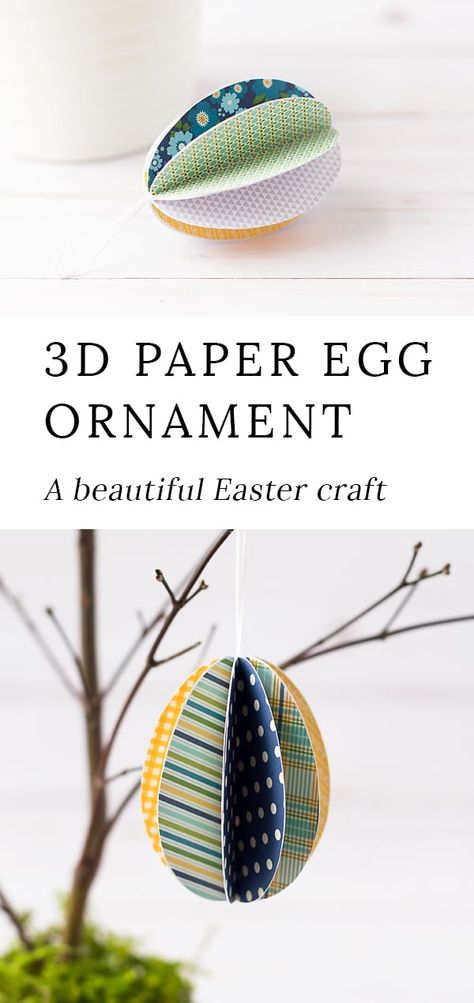 Easter Craft For Kids, Diy Osterschmuck, Egg Ornaments, Easter Egg Ornaments, Easy Easter Crafts, Easter Egg Crafts, Easter Decorations Dollar Store, Mason Jar Crafts Diy, Egg Crafts