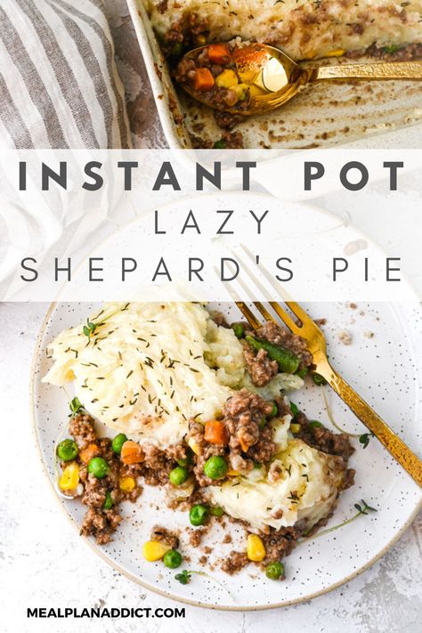 Shepards Pie Recipe, Beef Freezer Meals, Shepherd Pie, Irish Foods, Shepard's Pie, Ip Recipes, Shepards Pie, Instant Potatoes, Fantastic Recipes