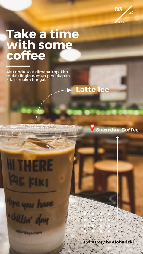 #typography #typographyinspired #coffee #aesthetic #quotes #coffeequotes #instacoffee #instagramtips #instagramstoryideas Typography Coffee Shop, Coffee Aesthetic Quotes, Kopi Quotes, Drink Story, Bike Cafe, Diy Spa Treatments, Saturday Coffee, Coffee Bike, Diy Fashion Projects