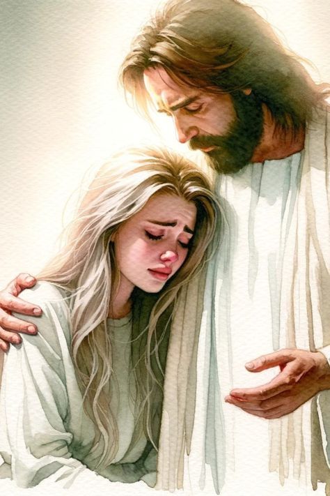 Jesus Christ art about coming back to God Jesus Hugging, Lds Pictures, Jesus Love Images, Jesus Drawings, Jesus Christ Painting, In His Arms, Jesus Artwork, Jesus Christ Artwork, Pictures Of Christ