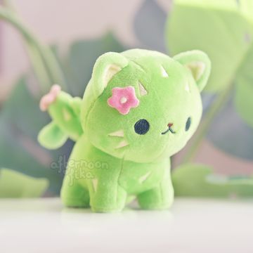 Cute Cat Plushies, Kawaii Squishies, Cactus Cat, Cute Store, Cute Squishies, Kawaii Plush, Kawaii Plushies, Cat Plush, Cute Stuffed Animals