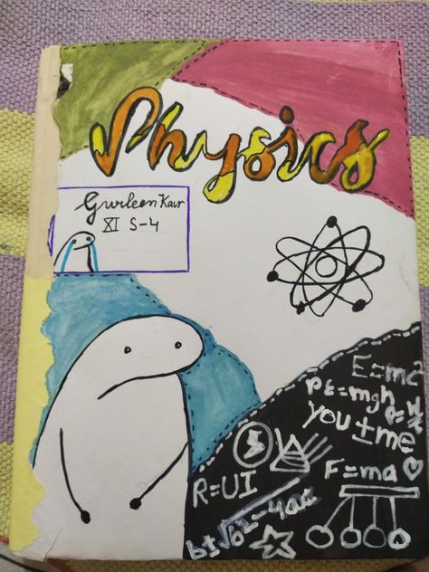 Physics lab manual decoration Physics File Cover Ideas, Boyle's Law, Creative Book Cover Designs, Homework Ideas, Physics Lab, Holiday Homework, Creative Book Covers, Page Decoration, Girls Party Wear