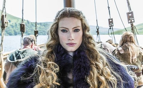 INTERVIEW: Vikings explores polygamy, "the other woman" Alyssa Sutherland Vikings, Alyssa Sutherland, Viking Berserker, Vikings Season 4, Dresden Files, Vikings Season, Viking Series, Symbole Viking, Vikings Tv Series