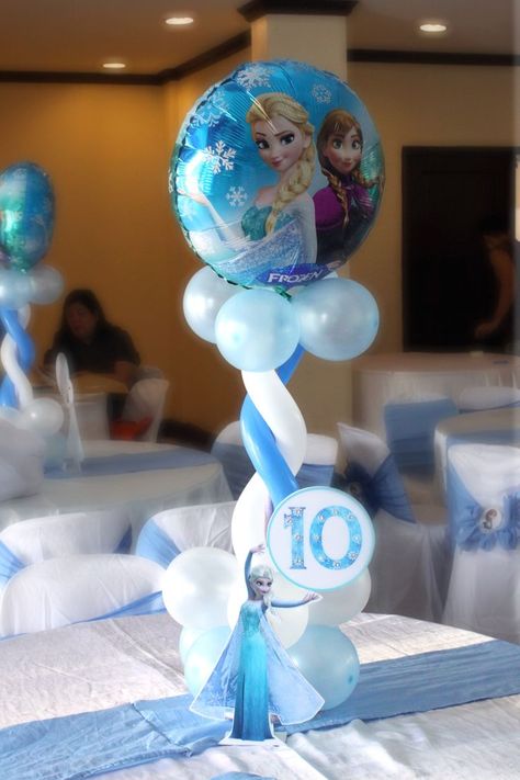 It's A Boy (baby Shower) Balloons A23 Frozen Birthday Party Centerpieces Diy, Frozen Party Centerpieces Diy, Elsa Centerpiece Ideas, Frozen Birthday Party Centerpieces, Frozen Table Centerpieces, Frozen Centerpiece Ideas, Frozen Birthday Centerpieces, Boy Baby Shower Balloons, Frozen Party Centerpieces