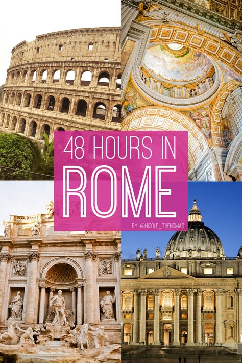 48 hours in Rome Living In Florence, Nicole The Nomad, 2 Days In Rome, Rome Travel Guide, Living In Italy, On The Train, Italy Travel Tips, Train Ride, European Vacation