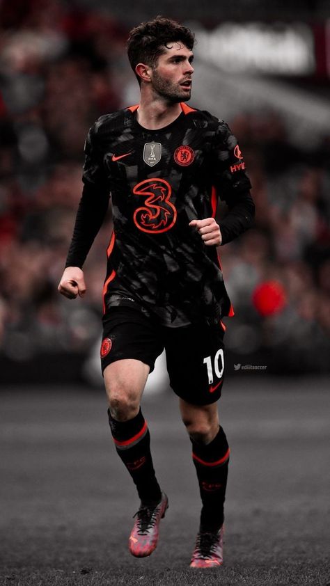 Christian Pulisic Wallpaper, Soccer Wallpapers, Football Or Soccer, Lionel Messi Wallpapers, Team Goals, Christian Pulisic, Association Football, Soccer Guys, Chelsea Football Club