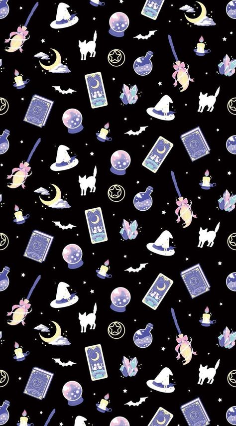 Witch Wallpaper, Halloween Wallpaper Backgrounds, Halloween Wallpaper Cute, Goth Wallpaper, Halloween Wallpapers, Witchy Wallpaper, Wallpaper Collage, Halloween Wallpaper Iphone, Phone Wallpaper Patterns