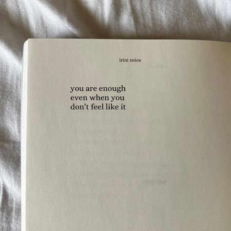 Sometimes the relationship we have with ourselves is complicated. There is often a weird and strange voice that tries to put us down. Don’t listen to that self-sabotaging voice. Your feelings are just that, feelings, and they come and go. Sometimes they are positive and optimistic, and other times, dark and negative. I don’t care what that inner voice is saying right now, the truth is: You are, and have always been, enough! I Have Enough Quotes, Feeling At Peace Quotes, When You Don't Feel Good Enough, Birthday Wishes For Daughter, Soul Love Quotes, Meant To Be Quotes, Self Healing Quotes, Inner Voice, Peace Quotes