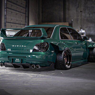 ArtStation - Brad Builds Jdm Project Cars, Jdm Cars Modded, Street Race Cars, Subaru Aesthetic, Jdm Builds, Jdm Aesthetic, To Fast To Furious, Modded Cars, Jdm Subaru