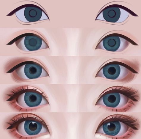 Irakli Nadar, Eyes Painting, Eye Drawing Tutorials, Drawing Eyes, Digital Painting Techniques, Digital Art Beginner, Eye Painting, Anime Eye Drawing, Digital Painting Tutorials