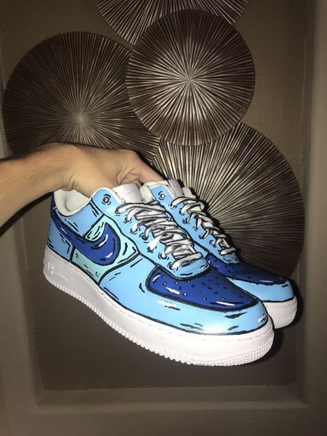 Air Force 1 Cartoon, Nike Shoes Price, Painted Shoes Diy, Custom Jordans, Air Force Shoes, Custom Af1, Custom Painted Shoes, Custom Shoes Diy, Diy Sneakers