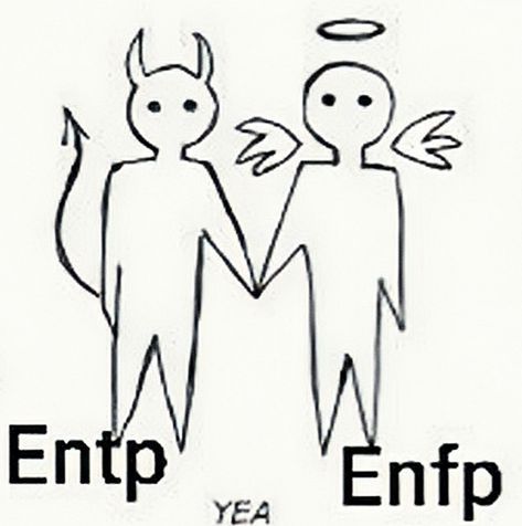 Enfp Entp Friendship, Entp And Enfp Friendship, Entp Pfp, Enfp Friendship, Enfp And Entp, Enfp X Entp, Enfp Art, Enfp Core, Enfp Entp