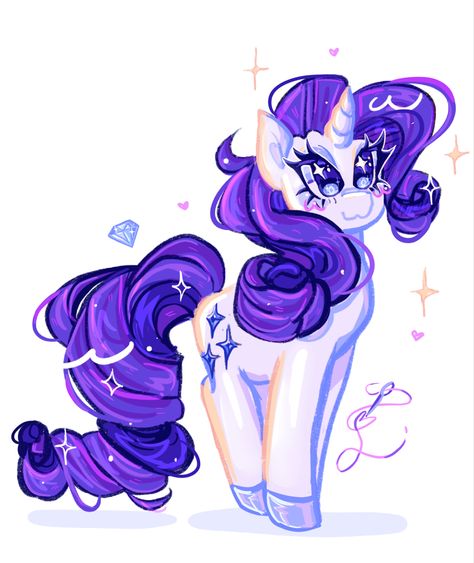 My little pony - fanart - cute - rarity - Neo Rarity Mlp Fanart, Rarity Mlp Human Fanart, Rarity Fanart, Rarity Drawing, Rarity Fanart Pony, Rarity Redesign, Mlp Fan Art Rarity, Mlp Rarity, Teen Titans Fanart