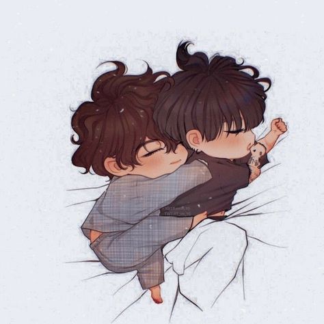 Taekook Chibi Cute, Taekook Cartoon, Taekook Chibi, Bts Chibi Jungkook Cute, Chibi Jungkook, Hug Cartoon, Winter Bear, Taehyung Fanart, Cute Tumblr Wallpaper